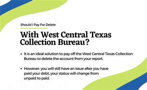 Business Profile for West Central Texas Collection Bureau.
